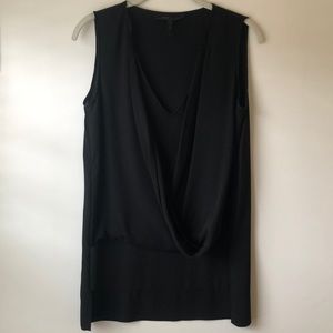 BCBG MaxAzria sleeveless black top